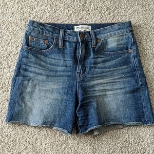Madewell high waisted shorts